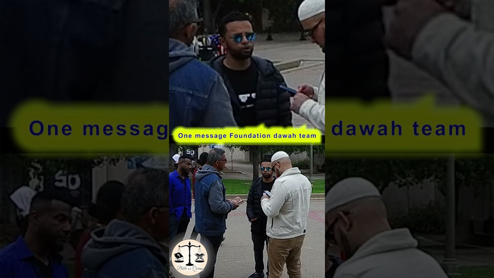  One Message Foundation Dawah Team did not answer questions #shorts